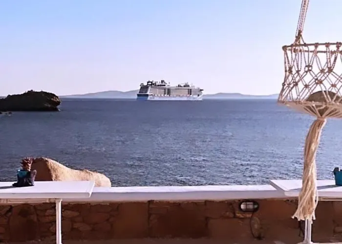 Mykonos Athanasia Seaview Oasis By The Port Apartamento