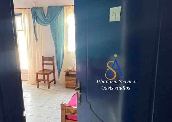 Mykonos Athanasia Seaview Oasis By The Port Apartamento