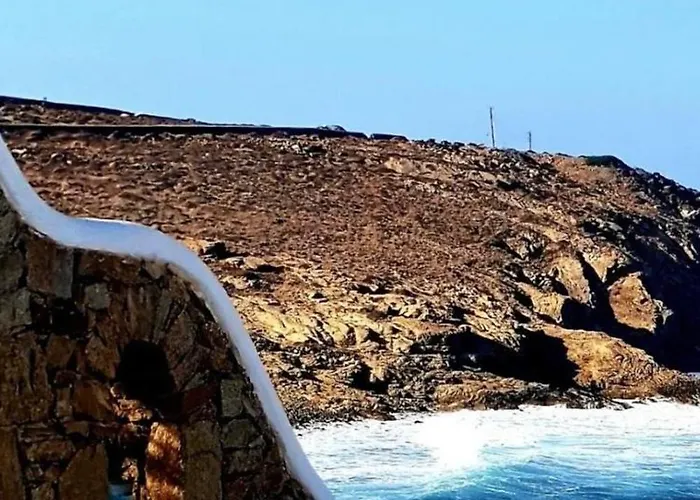 Mykonos Athanasia Seaview Oasis By The Port Apartamento